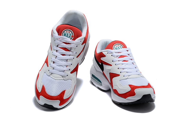 Nike Air Max 2 White Red Black Shoes - Click Image to Close